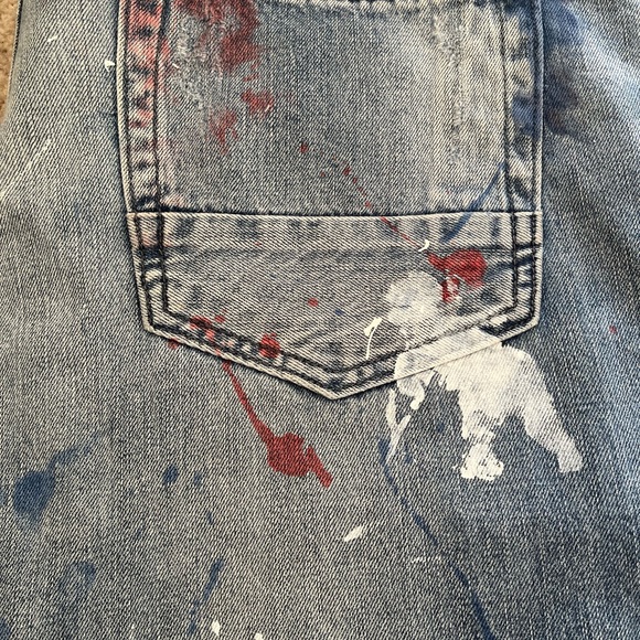 Men’s PRPS Demon distressed denim - Picture 5 of 7